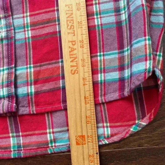 Ralph Lauren Jeans Co. Long Sleeve Plaid Button Down Shirt. - Picture 7 of 7